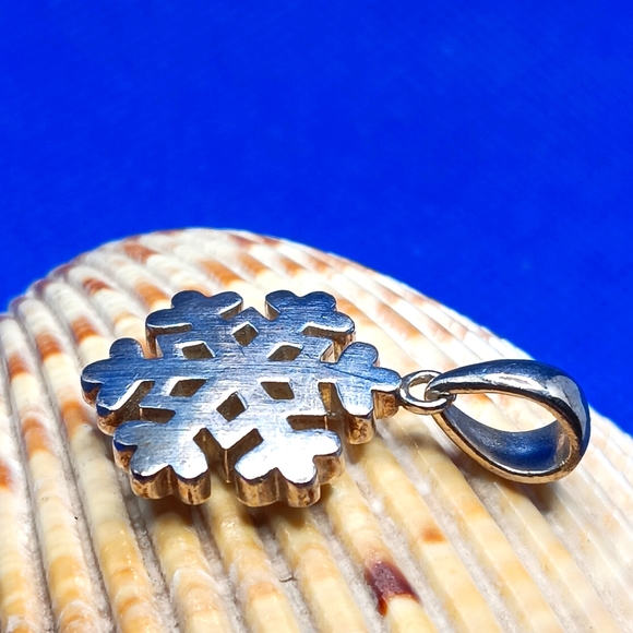 Snowflake Sterling Silver Pendant Katarina Witt - Picture 8 of 13